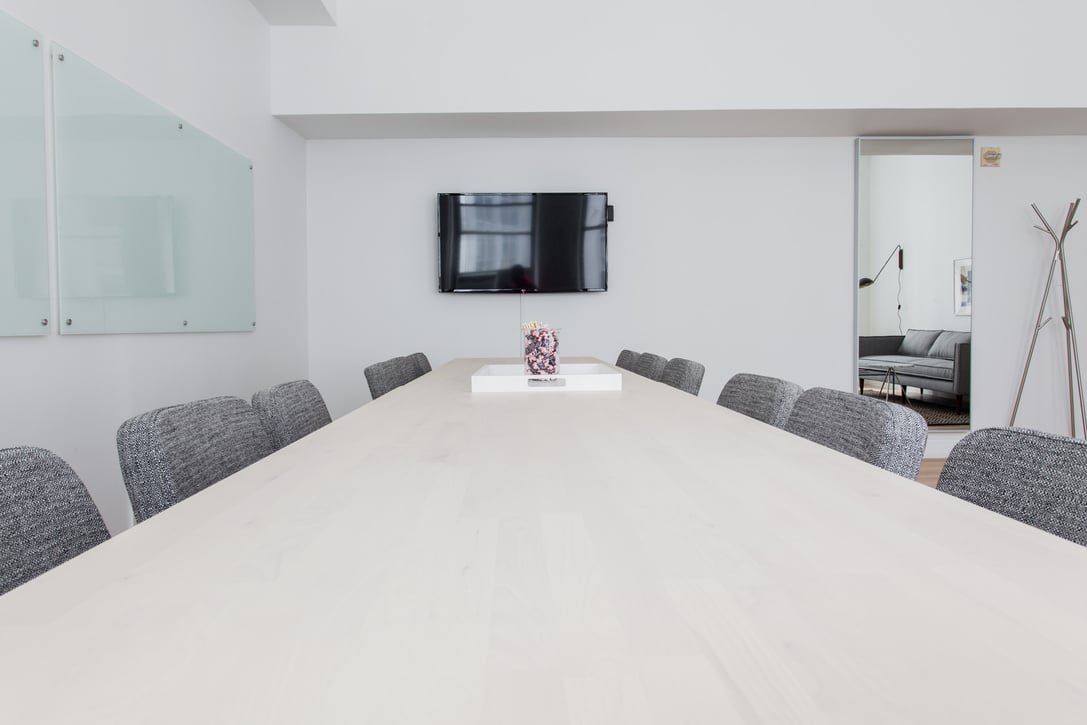 A Clean Interior with Chairs