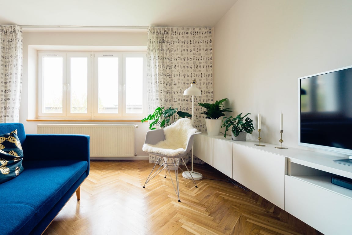 Clean Living Room Interior